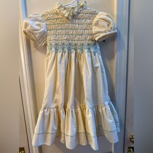 Vintage Polly Flinders Hand Smocked Dress